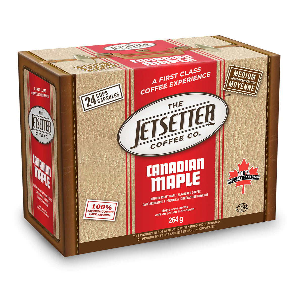 Jetsetter Coffee Company Canadian Maple, 24 Count, Keurig, {Imported from Canada}